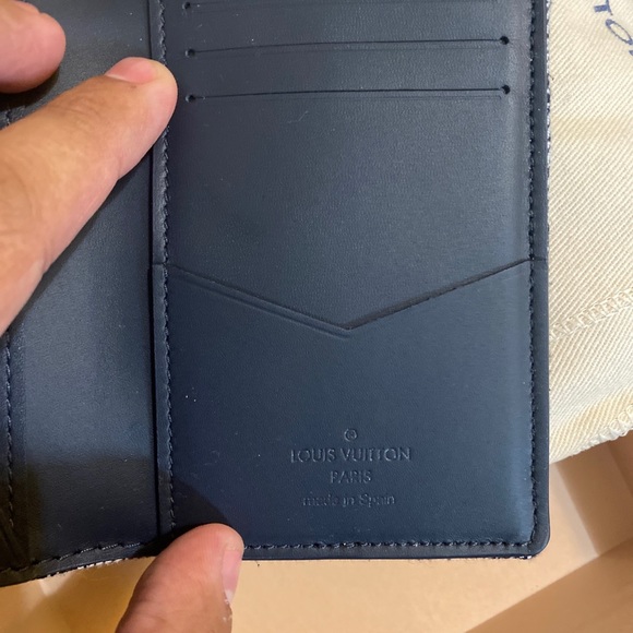 Authentic Louis Vuitton Tapestry cardholder - Picture 3 of 6